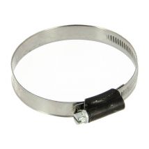 Collier acier à vis tangente bande pleine 12mm Ø60 à 80