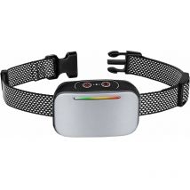 Euritecsa - Collier Anti-aboiement Automatique pour Chiens, Contrôle Anti-aboiement Intelligent, Rechargeable, Mode Choc Statique, Vibration et Son,