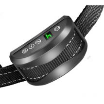 Collier anti-aboiement pour chien – 3 modes d'entraînement aux chocs/vibrations/sensibilité, sans danger, automatique, batterie rechargeable IP65