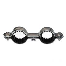 50 Colliers de fixation tube double isophonique acier zingué 7x150 - Ø22