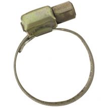 Collier bande ajourée acier - Cond. /pcs: 2 - Largeur mm: 5 - ø tuyau mm: - - ø mini - maxi mm: 7 - 11