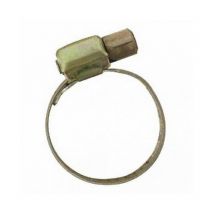 Collier bande ajourée acier - Cond. /pcs: 2 - Largeur mm: 13 - ø tuyau mm: 15 - ø mini - maxi mm: 14 - 22