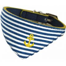 Collier chien Doogy Matelot Bleu