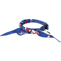 Collier chien So Chic Doogy Glam Bleu : T35