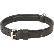 Collier Cuir s/m 30-37 cm arizona noir pour chien - Flamingo