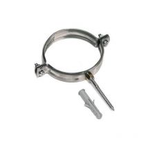 Collier de cheminA e en acier inoxydable avec vis a goujon 16 cm 160 millimA tre