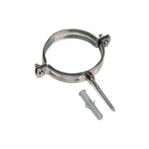 Collier de cheminA e en acier inoxydable avec vis a goujon 20 cm 200 mm