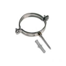 Collier de cheminA e en acier inoxydable avec vis a goujon 30 cm 300 mm