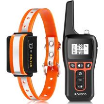 Collier de Dressage pour Chien, 1000m Collier Anti-aboiement Électronique et Rechargeable, Collier Réglable et Étanche IP67 avec 3 Modes Son