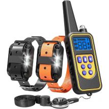 Collier de dressage pour chien, collier antichoc pour chien avec télécommande pour chiens de petite, moyenne et grande taille, collier électronique