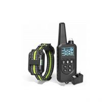 Collier de dressage électrique pour chiens Portée de la télécommande de 800 m avec écran lcd, télécommande pour animaux de compagnie, collier