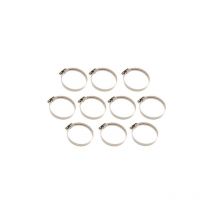 8095-50 X 70 BGS tuyau pince, 50 X 70 MM, inox, lot de 10