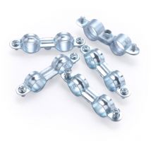 Noyon&thiebault - Collier de fixation double pour tube cuivre Ø16 x5 colliers