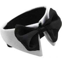 Collier de mariage pour chien avec nœud papillon réglable