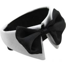 Collier de mariage pour chien avec nœud papillon réglable