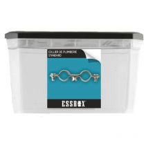 Scell-it - Collier de plomberie essbox Double standard Ø16 mm - Ø7 mm x 150 mm - Boite de 50 - EX-93211116