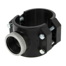 Collier prise en charge polypropylène Femelle 1'1/2 pe Ø90