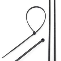 Collier De Serrage 2,5x100 Noir Uv (100 Pièces) Edo777781 Edo Technic