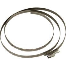 Collier de serrage à bande galvanisé – 6-16.5 cm – 2 pièces – Wallair