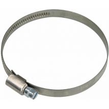 Collier de serrage 9 mm inox plage de serrage 60 - 80 mm