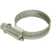 2 Colliers de serrage Acier zingué / Inox Diam. 20-32 mm Larg. 9mm