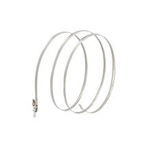 Collier de serrage à vis sans fin Ø60-135/9 W1 acier inox