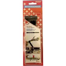 Fastech - 801-330C Collier de serrage auto-agrippant pour grouper partie velours et partie agrippante (l x l) 200 mm x 7