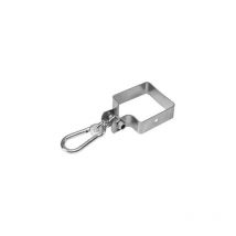 Feiyue - Collier de serrage carré, mousqueton sur rouleau en nylon pour poutre pivotante
