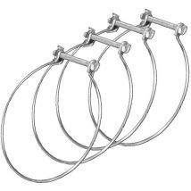 4 Colliers À Fil Diam. 100 Mm - Cof-100 S&p Unelvent - 860101 Collier De Fixation Pour Réseau De Ventilation 100 Mm