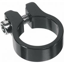 Collier de serrage de tige de selle noir vélo attache aluminium sur cadre, diamètre 28.6mm