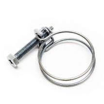 Wiltec - Collier de serrage double fil métal W1 28-32 mm 2,2 mm M6x40
