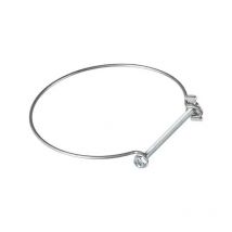 Collier serre-tube monofil pour conduits souples, diamètre 80 mm