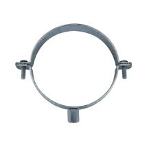 Regenfallrohrschelle Stahl verzinkt - Steigung 7x150 - Packung mit 25 Stück Ø100