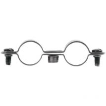 Collier double pour tube de 18 mm - sachet de 10