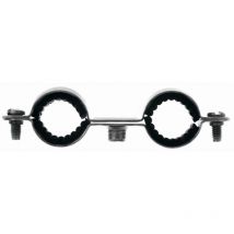 Collier double isolé 12 mm – Boîte de 50 – Plomberie chauffage – Matières, Caractéristique collier de fixation, Filetage plomberie, Quantité par pack