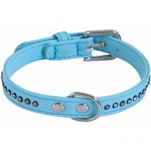 Collier chien Glamorous Bleu 1 Rang Taille : T2