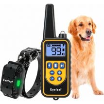 Collier, harnais et laisse de dressage et d'éducation pour chien -Collier de Dressage pour Rechargeable Collier télécommande 800 Verges Collier