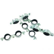 Bizline - collier isophonique - double - 7 x 150 - pour tube 16 mm - boite de 50 400041