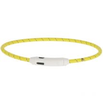 Collier led - kerbl - Maxi Safe - Jaune - 65 cm x 10 mm