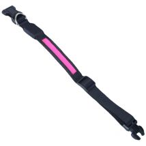 Collier lumineux pour chien, collier led rechargeable, collier clignotant, collier réfléchissant réglable, collier de sécurité pour chien brillant la
