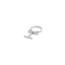 Collier mural réglable 50 - 250 mm - En inox 180 mm