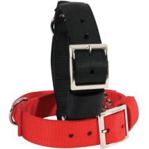 Collier avec poignée t 75 cm. rouge pour chien. Zolux