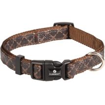 Collier Odin – Collier en nylon pour chien – Couleur brun – Taille de l'animal, Matières, Poids, Longueur