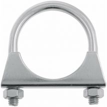 Cyclingcolors - Collier pot échappement universel 102mm tracteur 2 vis tuyau tube acier fixation support serrage à vis voiture véhicule