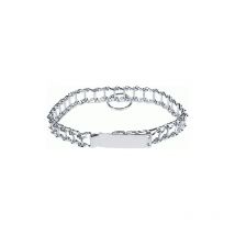 Collier pour chien a chelle en acier nickelA 40 cm colliers type lA ger
