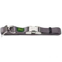 Hunter - Vario Collier de base avec fermoir de aluminium Collier s 30-45 cm gris