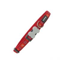 Collier pour Chien Red Dingo Empreinte d'animal (20-32 cm) (1,2 x 20-32 cm)