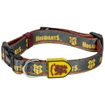 Collier Premium pour chiens de Harry Potter - Couleur Jaune et Rouge - Taille XS-S -- Fermeture rapide de Click - Fabriqué en polyester - Design de