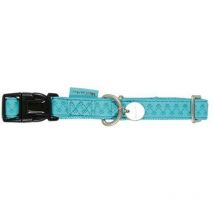 Collier réglable Mac Leather Turquoise Taille : T3