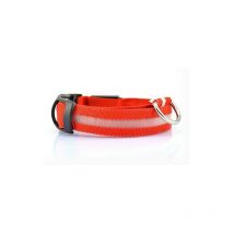 Mediawave Store - Collier réglable led pour chiens et chats différentes tailles et couleurs Couleur: Rouge - Taille: l